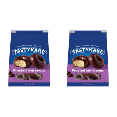 Tastykake Mini Chocolate Frosted Donuts, 11.5 oz pack of 2