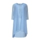 thumbnail image 4 of Vestido Casual de Encaje Con Cuello Redondo Y Mangas Para Mujer Conjunto de Dos Piezas de Gasa Sólida Odeerbi ODB-6, 4 of 9