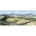 thumbnail image 3 of Popp, Grace 24x12 Black Modern Framed Museum Art Print Titled - Watercolor Tuscany III, 3 of 5