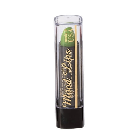 - Lipstick, Green, Long lasting 12 hour lip color By Mood Lips