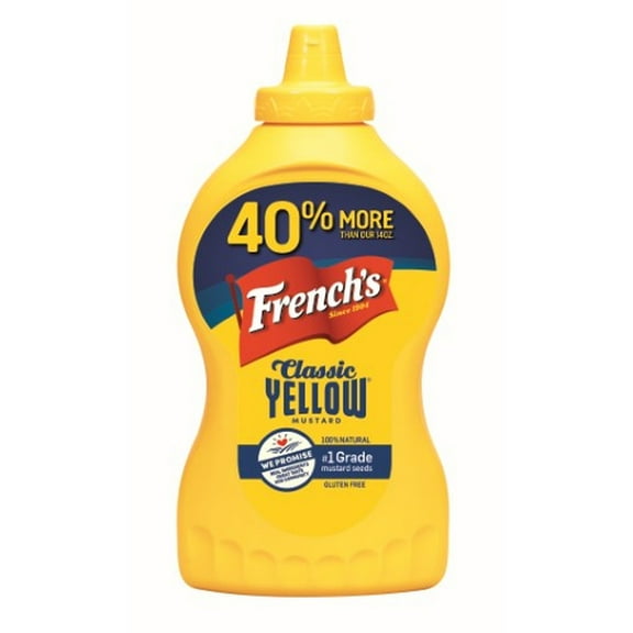 French's Classic Yellow Mustard, 20oz (Pack of 2)