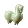 thumbnail image 3 of Bonita figura de caballo, decoración de Año Nuevo chino, colección de obras de arte, escultura para Plumón verde claro, 3 of 7