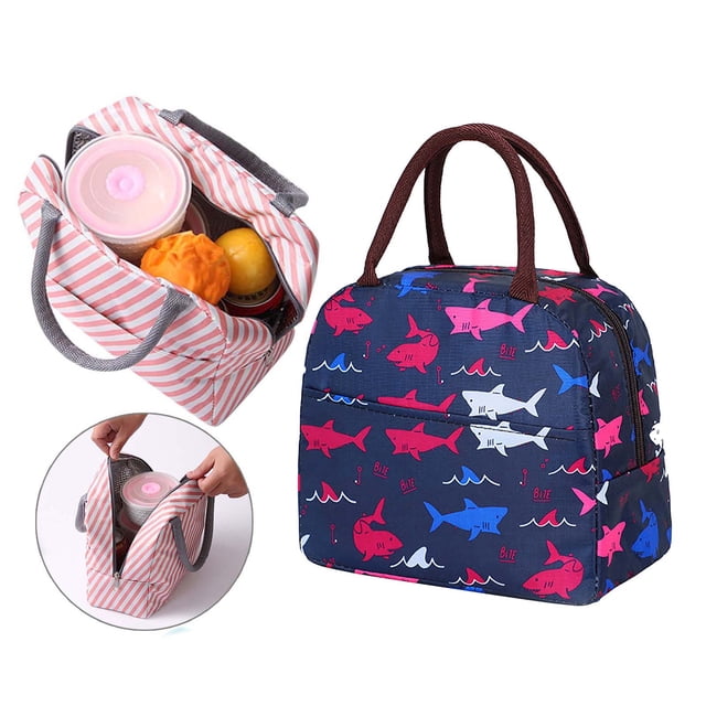 Cqxid Sac à Lunch à Moins de 5 $ Sac à Lunch Isolé pour Femmes Compact Réutilisable Fourre-Tout Sac Isotherme Seau à Lunch Meilleur