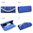 thumbnail image 4 of Dasein Women Satin Evening Bags Rhinestone Clutch Purses for Wedding Party Formal Dressy Handbag with Shoulder Chain, 4 of 7
