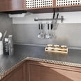 thumbnail image 6 of Yahome Waterproof Kitchen Stickers for Cabinets, Heat Resistant Backsplash Wallpaper Self Adhesive Shelf Drawer Liner Paper, 15.7X197in Contact Paper for Wall Aluminum Foil Sink Cover, 6 of 6