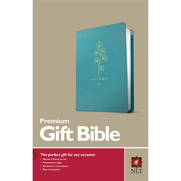 Pre-Owned Premium Gift Bible NLT (Red Letter, LeatherLike, Teal): New Living Translation Teal Leatherlike Paperback
