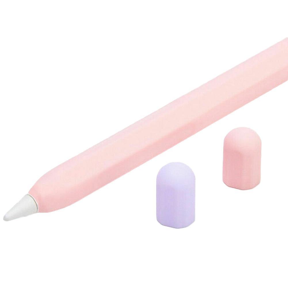 Apple Pencil Stylus 1/2 Generation Hit Color Silicone Protective Cover Non-slip Anti-fall Pen Cover