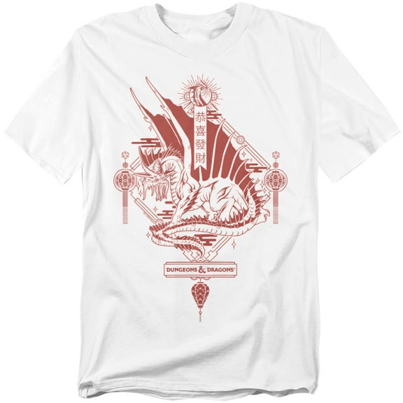 Dungeons And Dragons T-Shirt Year of The Dragon Red Lantern Unisex Graphic Tee For Men & Women