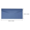 thumbnail image 4 of HAMPPLIES Invitation Envelopes 20PCS Blue Paper for Baby Showers Rectangular Design, 4 of 5
