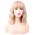 thumbnail image 1 of Women's Short Wig with Full Head Coverage Medium Length Curly Design, 1 of 8