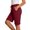 *Wine, variant on ClodeEU Women's Solid Color High Waist Workout Shorts, Casual Summer Loose Fit Comfy Shorts with Pockets Army Green,Women's Plus L