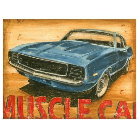 Great BIG Canvas | Rolled Ethan Harper Poster Print entitled Vintage Muscle II