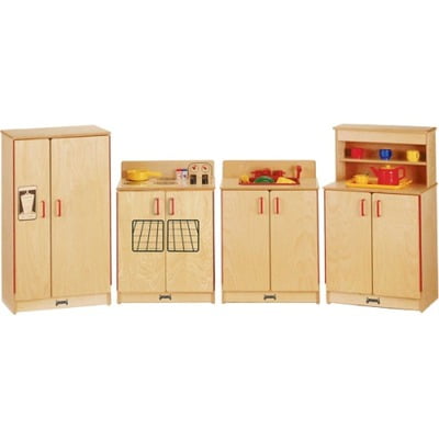 Jonti Craft Natural Birch Play Kitchen Set JNT2030JC Jonti Craft Natural Birch Play Kitchen Set JNT2030JC