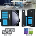 thumbnail image 5 of Allytechgroup Wallet Case for Samsung Galaxy Z Fold 7, Cards Slots RFID Blocking S Pen Holder Shockproof Anti-Scratch Practical Phone Case for Samsung Galaxy Z Fold 7 Women Men, Black, 5 of 8