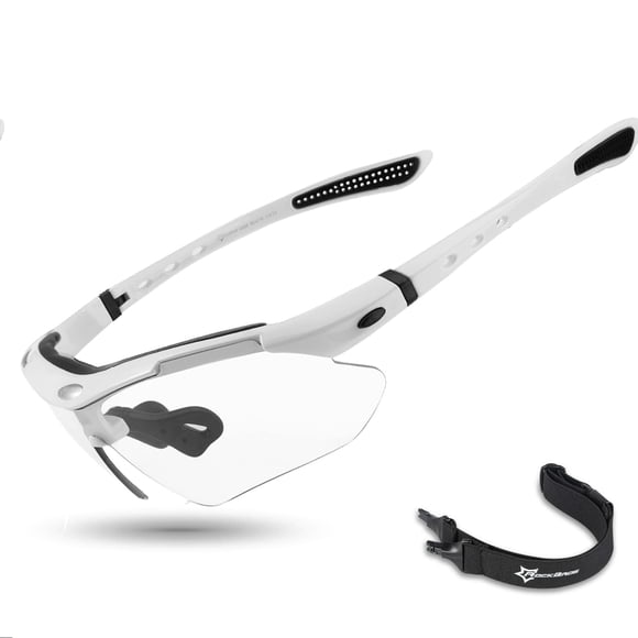 ROCKBROS Pickleball Glasses for Men & Women – ANSI Z87.1 Certified Safety Glasses, UV400 Protection & Interchangeable Strap