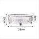 thumbnail image 4 of Organizador de Maquillaje Giratorio de 360 Grados para Tocador, Almacenamiento de Cosméticos con Compartimentos para Perfumes, Transparente, A, 4 of 5