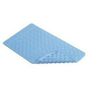 Kittrich BMAT-C4L01-04 14 x 24 in. Blue Circles Rubber Bath Mat Pack of 4