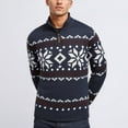 thumbnail image 2 of FYDUU Christmas Sweater Cardigan Men's Autumn Winter Outdoor Casual Cardigans Style Slim Fit Pullover Knit Sweater Jacket Stylish Work Sweaters, 2 of 6