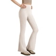 thumbnail image 2 of High Waisted Work Pants for Women Business Casual Outfits 2025 Office Dress Pants Trousers with Pockets ,White - 2XL, 2 of 4