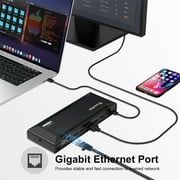 WAVLINK USB-C Dual 4K Laptop Docking Station with 100W Power Adapter for New MacBook Neo