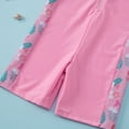 thumbnail image 6 of Gamivast Toddler Boys and Girls Swimwear Zipper Rash Guard Bathing Suit Kids Color Block Swimsuit Set Vacation One Piece Swimsuit Pink 3T Trajes De Baño Para Niños Y Niñas, 6 of 6