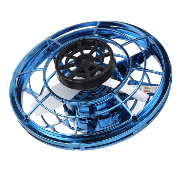 Mini Flying , Intelligent Gyration Technology Flying Hand Operated 4 Flying Play Types For Outdoor For Kids Blue