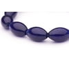 Oval - Shaped Blue Quartz Crystal Imitation Beads Semi Precious Gemstones Size: 20x13mm Crystal Energy Stone Healing Power for Jewelry Making