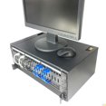 thumbnail image 2 of Jingchengmei 4U Wall Mount Patch Panel Bracket with Top Cover- 12 inch Deep - 19" Patch Panel Rack for Shallow Network, 2 of 5