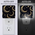 thumbnail image 2 of Crescent moon symbol LED Square Night Light - Compact and Energy Efficient Illumination for Bedrooms and Bathrooms - Plug-in Wall Lamp with Auto Sensor, 2 of 6
