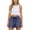 Dark Blue, variant on Womens Shorts Slim Fit Suit Style Mid Waisted Design Fashion Casual Slimming Effect Dressy Shorts Elegant Comfortable for Summer Daily and Work Wear,Purple M