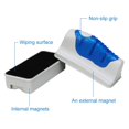thumbnail image 2 of Magnetic Aquarium Fish Tank Glass Algae Glass Cleaner Scrubber Floating Clean Brush(M), 2 of 7