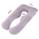 thumbnail image 5 of Almohadas de embarazo 51 pulgadas para dormir, almohada cuerpo completo maternidad en forma U mujeres embarazadas, 5 of 7