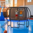 thumbnail image 5 of Betisef 10 FT Recreational Trampoline W/ Safety Enclosure Net – Indoor & Outdoor Use, Round Trampoline For Kids Blue, 5 of 10