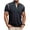 Dark Gray, variant on XUNKUSGA Henley Shirts for Men Casual Lightweight Short Sleeve Going Out Tops Classic Crewneck Buttons Pullover Top Cotton Slim Fit Mens T-Shirts,S,Blue