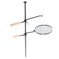 thumbnail image 3 of Support de Gril de Barbecue Extérieur,Support de Gril de Barbecue Extérieur Support de Pique-Nique Tige de Gril de Camping Filet et Bras Ensemble Conception Conviviale, 3 of 8