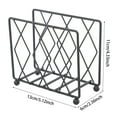 thumbnail image 2 of Black Napkin Holder, Napkin Holder for Table, Papertowel Holder For Kitchen, Standing Paper Napkin Storage for Table Countertop, 2 of 19