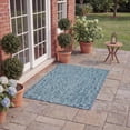 thumbnail image 3 of SAFAVIEH Courtyard Josiah Geometric Indoor/Outdoor Area Rug, Navy/Aqua, 6'7" x 9'6", 3 of 16