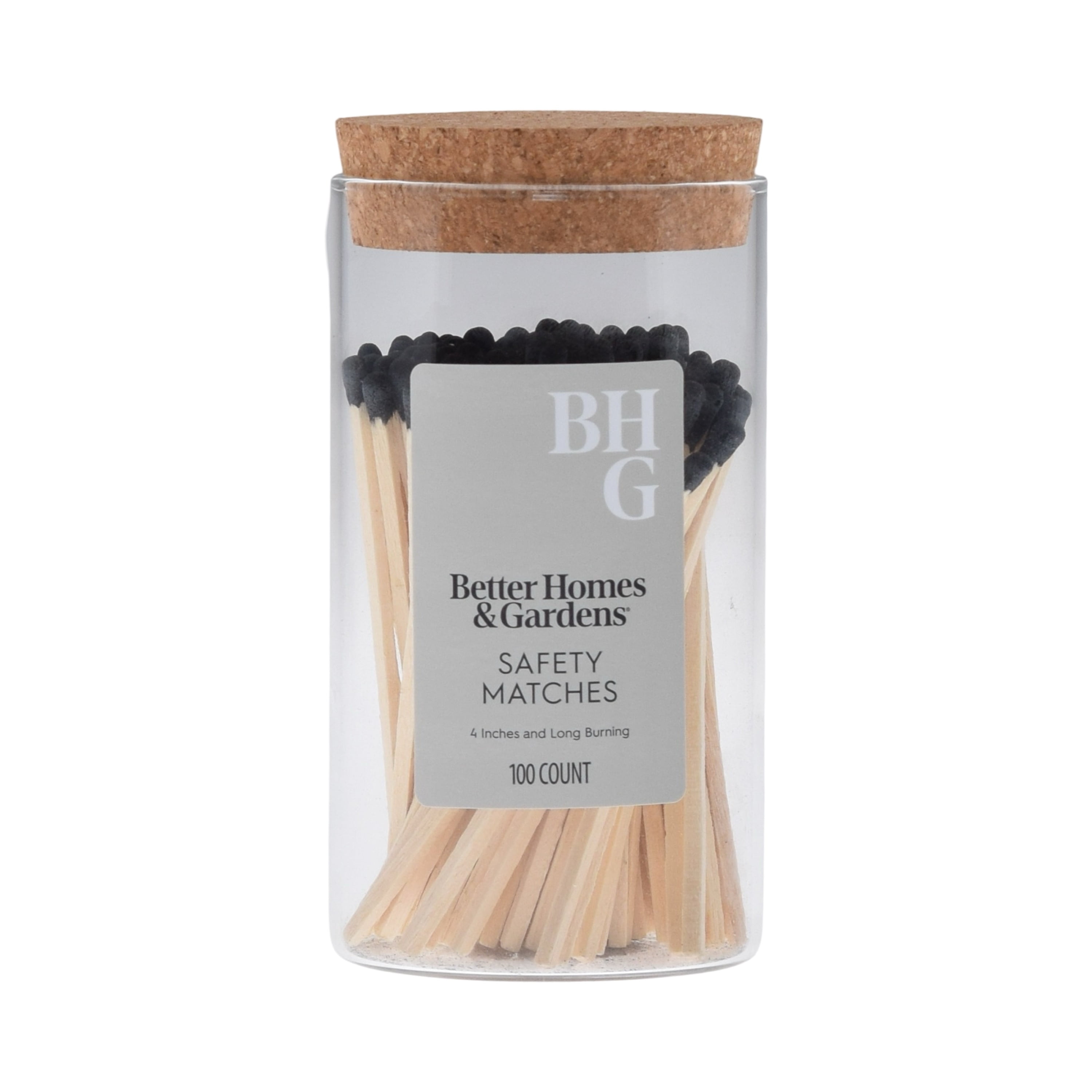 Better Homes & Gardens Premium Wooden Safety Matches, 100 Count