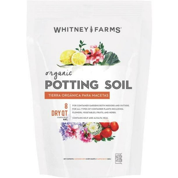 Whitney Farms 1010171603 1.5 Cubic Feet Organic Potting Soil Walmart
