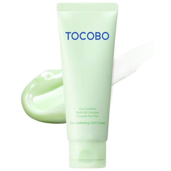 Crema hidratante en gel calmante TOCOBO Cica 70 ml con ácido hialurónico