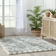 thumbnail image 4 of Well Woven Brega Ivory Super Thick & Soft Tribal Diamond Stripes Area Rug 3x5 (3'11" x 5'3"), 4 of 8