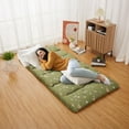 thumbnail image 2 of Japanese Futon Mattress, Twin Size Futon Floor Mattress Japanese StyleFlor alPattern Mattress for Floor, Tatami Mat, Sleeping Mattress Pad for Camping Travel, 2 of 9