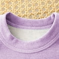 thumbnail image 6 of FAOWME Thermal Underwear For Child Boys Crew Neck Trousers With Long Sleeves Light Purple 160, 6 of 8