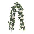 thumbnail image 1 of Eucalyptus Garland and Flower Hanging Artificial Eucalyptus Leaf Greenery for Wedding Backdrop Arch, 1 of 5