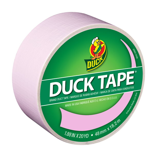 God følelse bifald Symphony Duck Brand 1.88 in x 20 yd Baby Pink Colored Duct Tape - Walmart.com