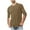 Khaki, variant on Xihbxyly Top for Men Athletic Gym Active Crew Neck Short Sleeve Workout Shirts Mens Dress Shirts Solid Slim Fit Mens Casual Shirts Loose for Outdoor