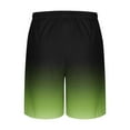 thumbnail image 2 of Lmnyox Mens Sport Shorts Casual Loose Drawstring Waist Sweat Shorts Knee Length Gradient Lounge Shorts with Pocket, 2 of 5