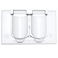 thumbnail image 1 of Cubierta dúplex Sigma Electric 14245WH de 1 elemento horizontal blanca, 1 of 4