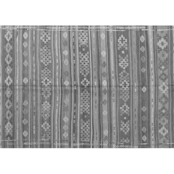 Ahgly Company Indoor Rectangle Persian Gray Traditional Area Rugs, 2' x 4'