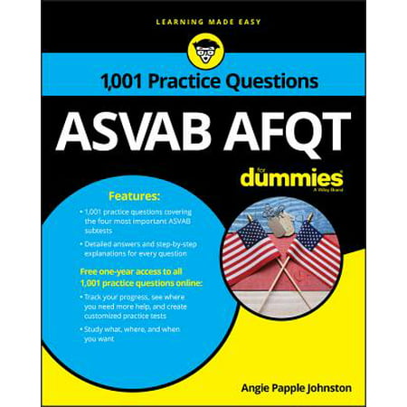 1,001 ASVAB Afqt Practice Questions for Dummies